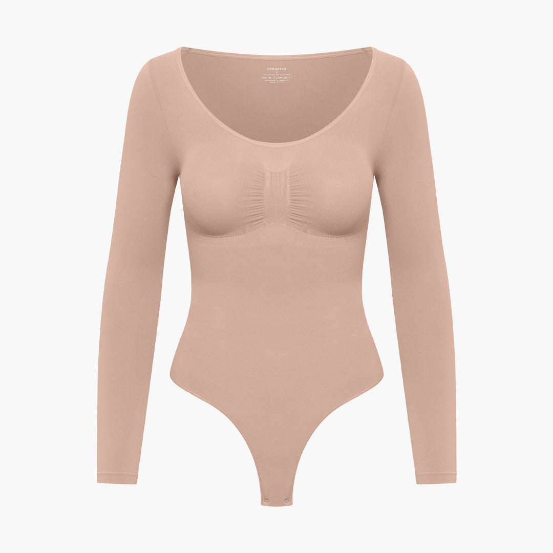 Bodysuit Sculpting Shape wear Long sleeve - Mid Season