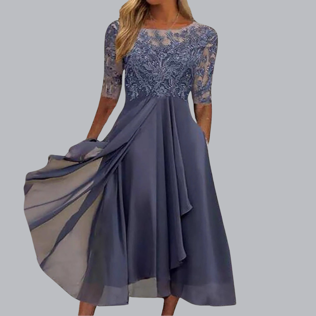 Hilde™ | Elegante abito in pizzo con design premium
