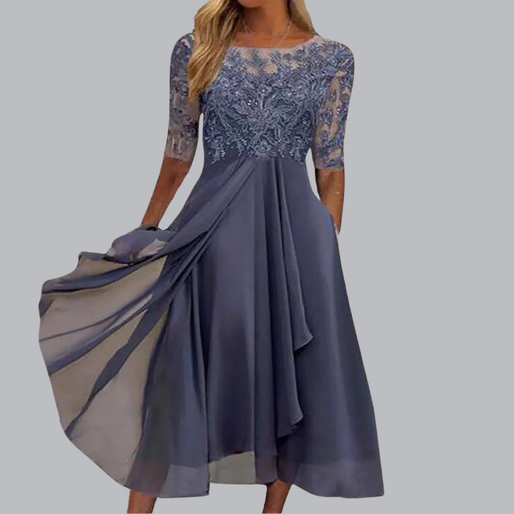Hilde™ | Elegante abito in pizzo con design premium