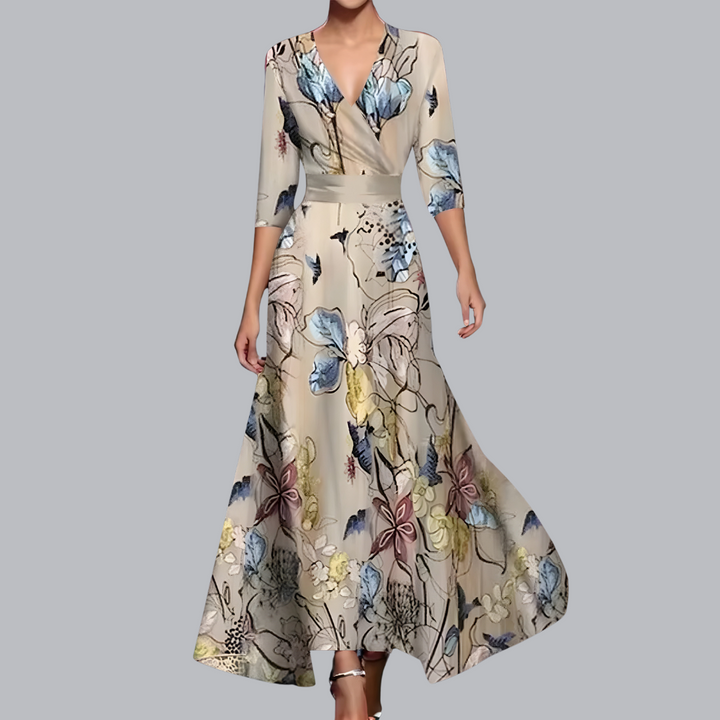 Waltraud™ | Elegante abito floreale per un aspetto sicuro