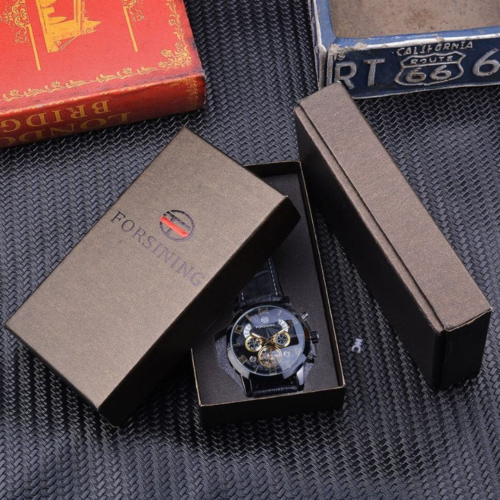 Orologio meccanico automatico Tourbillon di lusso