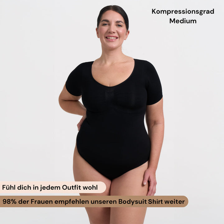 T-Shirt Bodysuit Sculpting Shapewear mit Slip - Mid Season