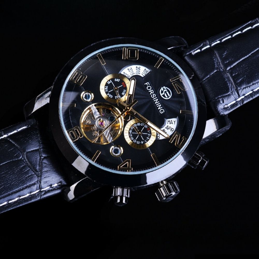 Orologio meccanico automatico Tourbillon di lusso