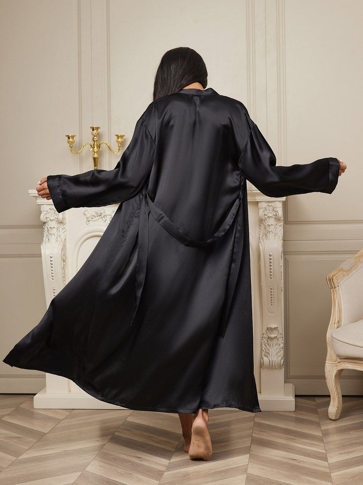 Women's Long Mulberry Silk Bathrobe