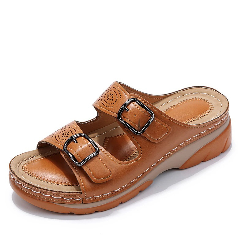 Liv™ | Sandali ortopedici in pelle