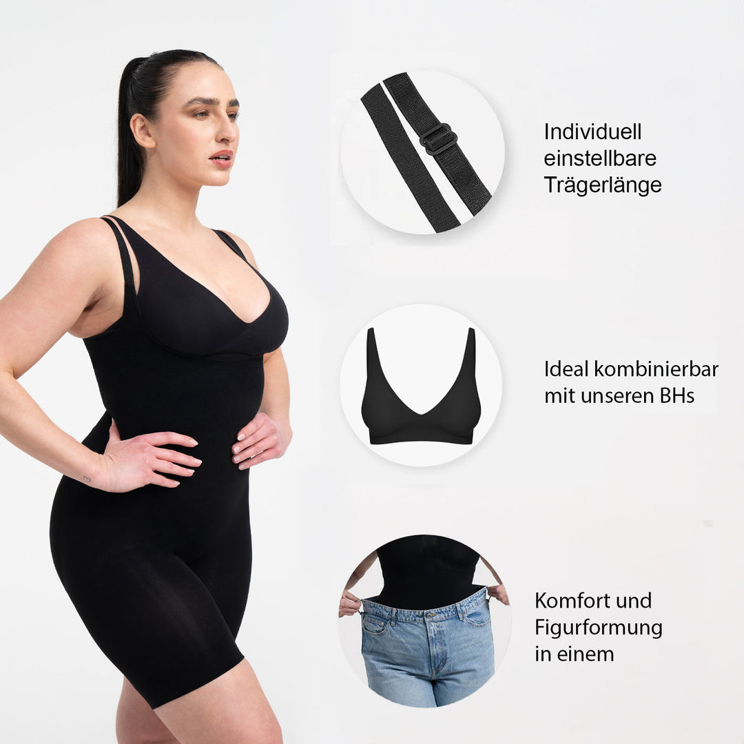 Bodysuit Sculpting Shapewear mit offener Brust - Mid Season
