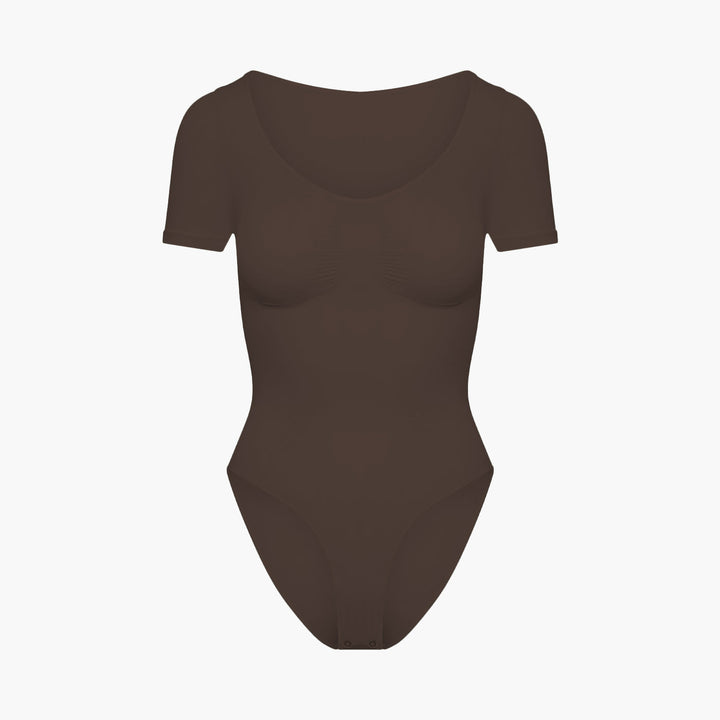T-Shirt Bodysuit Sculpting Shapewear mit Slip - Mid Season