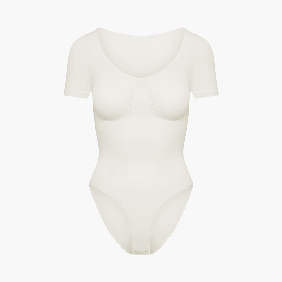 T-Shirt Bodysuit Sculpting Shapewear mit Slip - Mid Season