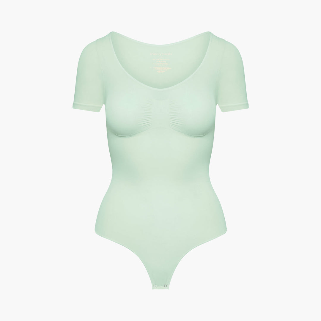 T-Shirt Bodysuit Sculpting Shapewear mit String - Mid Season