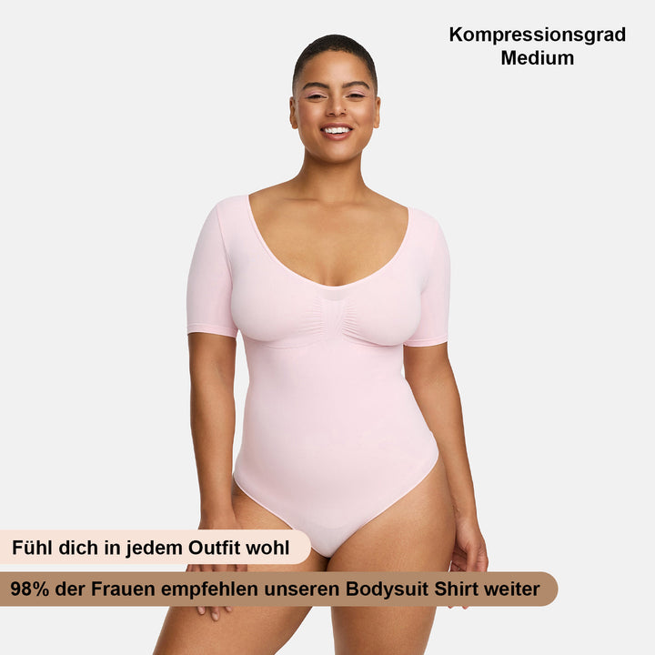 T-Shirt Bodysuit Sculpting Shapewear mit String - Mid Season