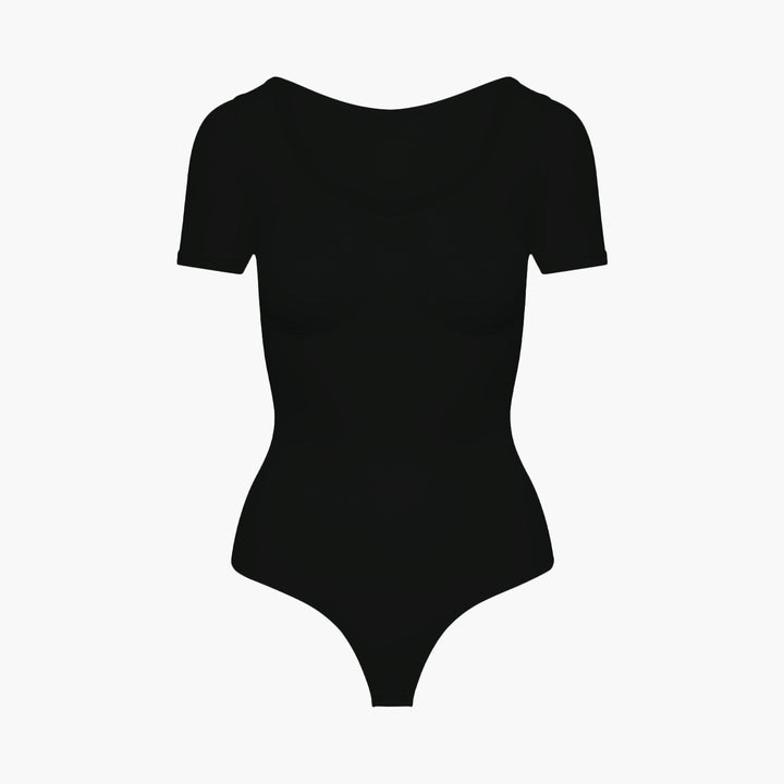 T-Shirt Bodysuit Sculpting Shapewear mit String - Mid Season