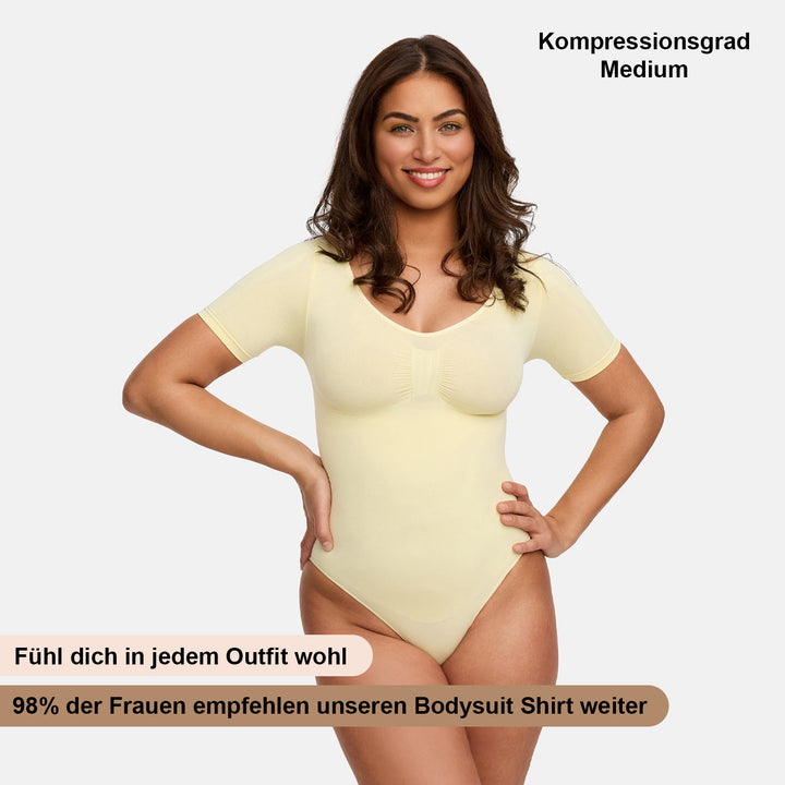 T-Shirt Bodysuit Sculpting Shapewear mit String - Mid Season