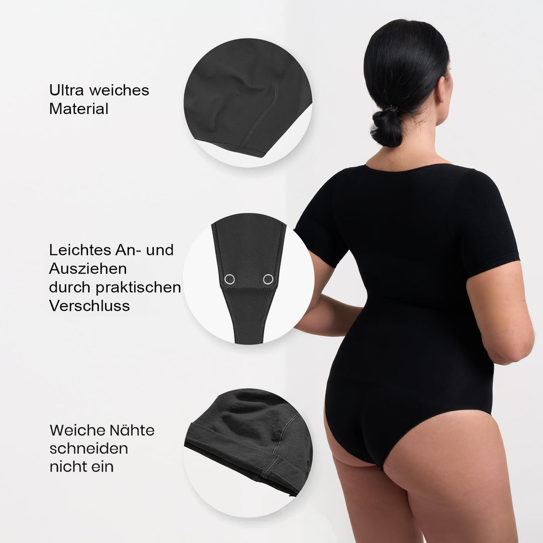 T-Shirt Bodysuit Sculpting Shapewear mit Slip - Mid Season