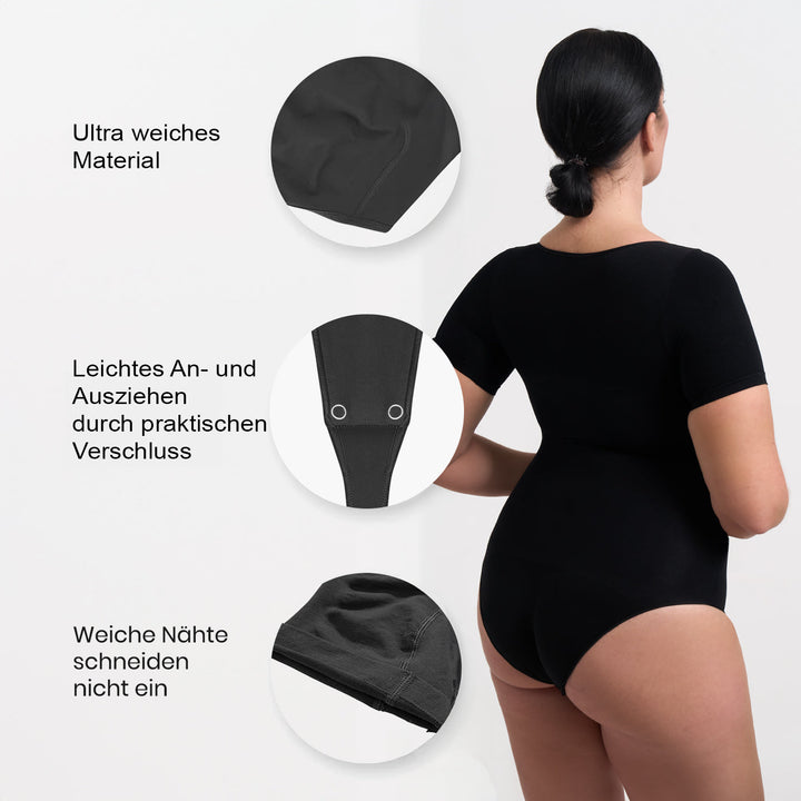 T-Shirt Bodysuit Sculpting Shapewear mit Slip - Mid Season
