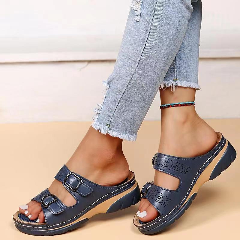Liv™ | Sandali ortopedici in pelle