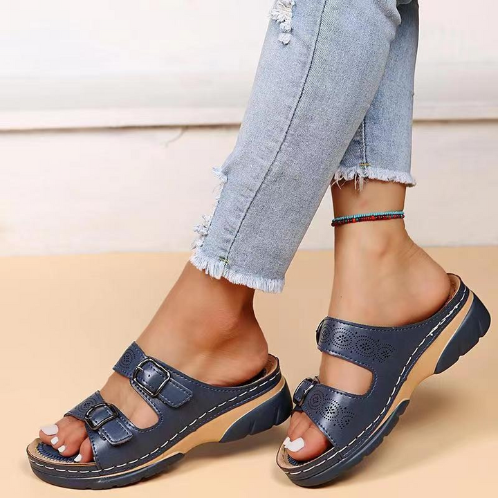 Liv™ | Sandali ortopedici in pelle