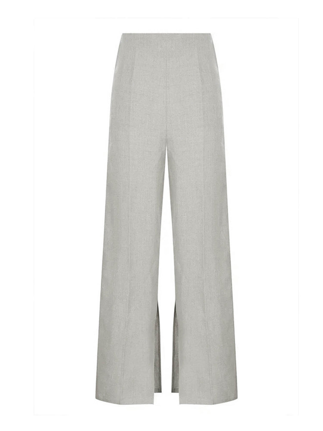 Set di pantaloni senza maniche con bottoni e spacchi