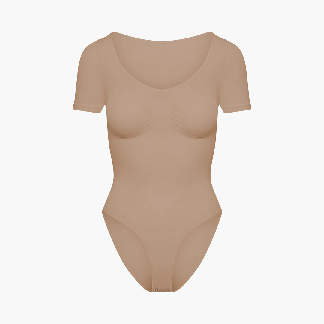 T-Shirt Bodysuit Sculpting Shapewear mit Slip - Mid Season