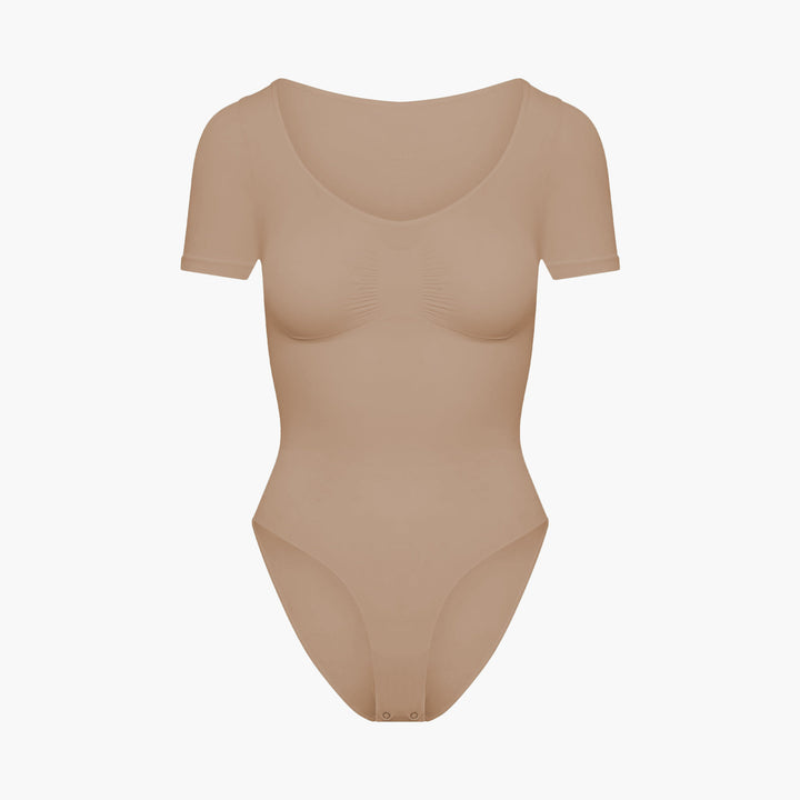T-Shirt Bodysuit Sculpting Shapewear mit Slip - Mid Season