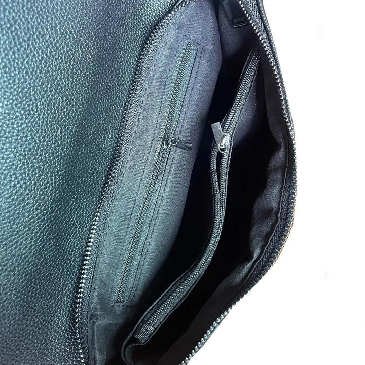 Borsa di lusso Celeste con stampa coccodrillo
