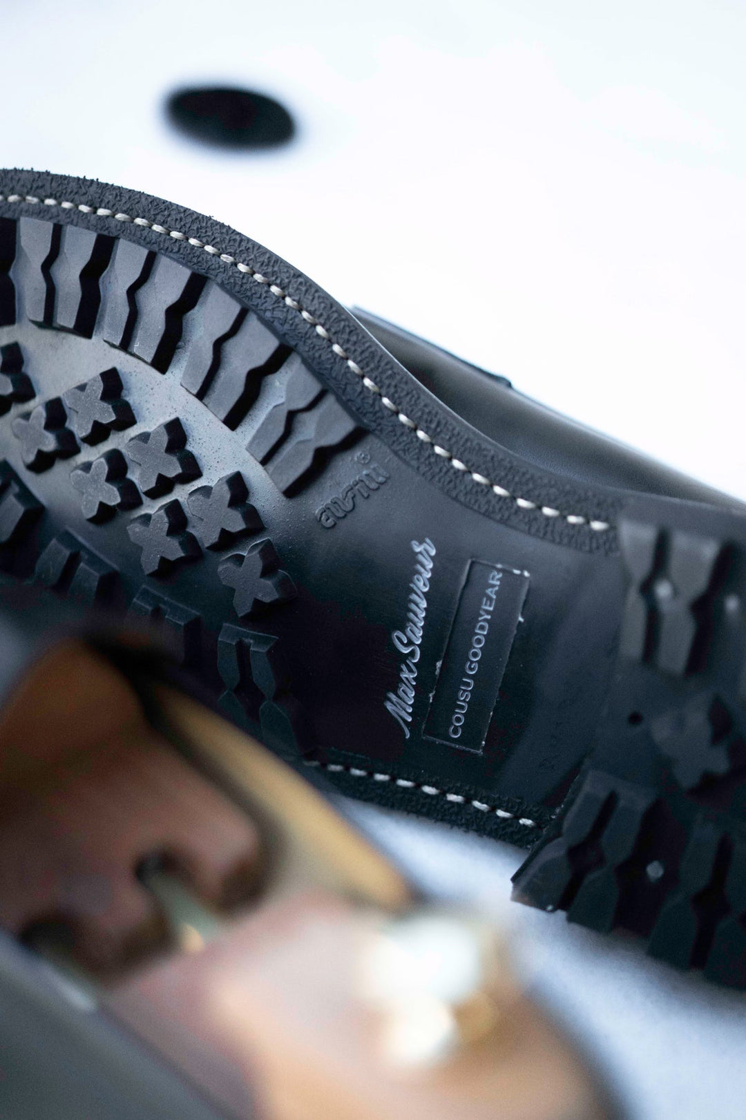 Joe - Black Leather Moccasin Shoes