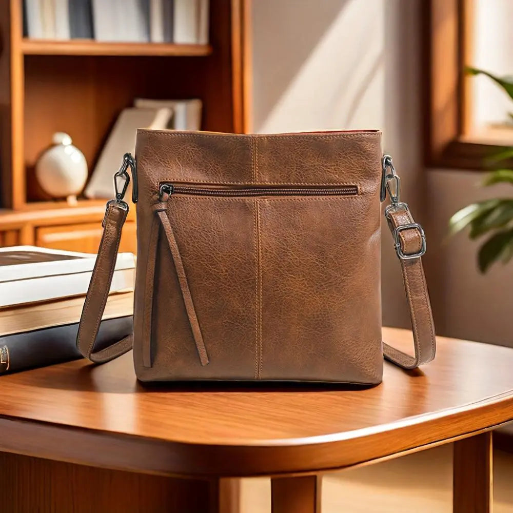 Borsa a tracolla quadrata retrò Lena