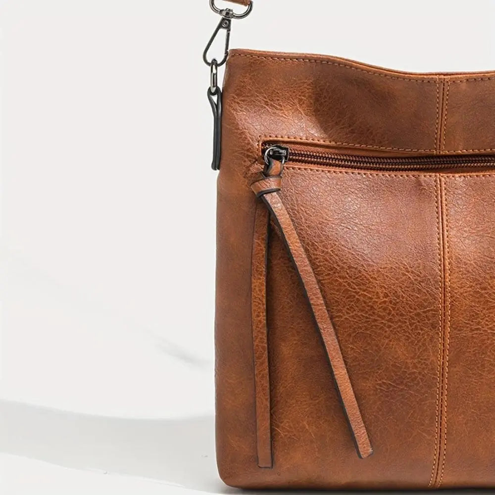 Borsa a tracolla quadrata retrò Lena