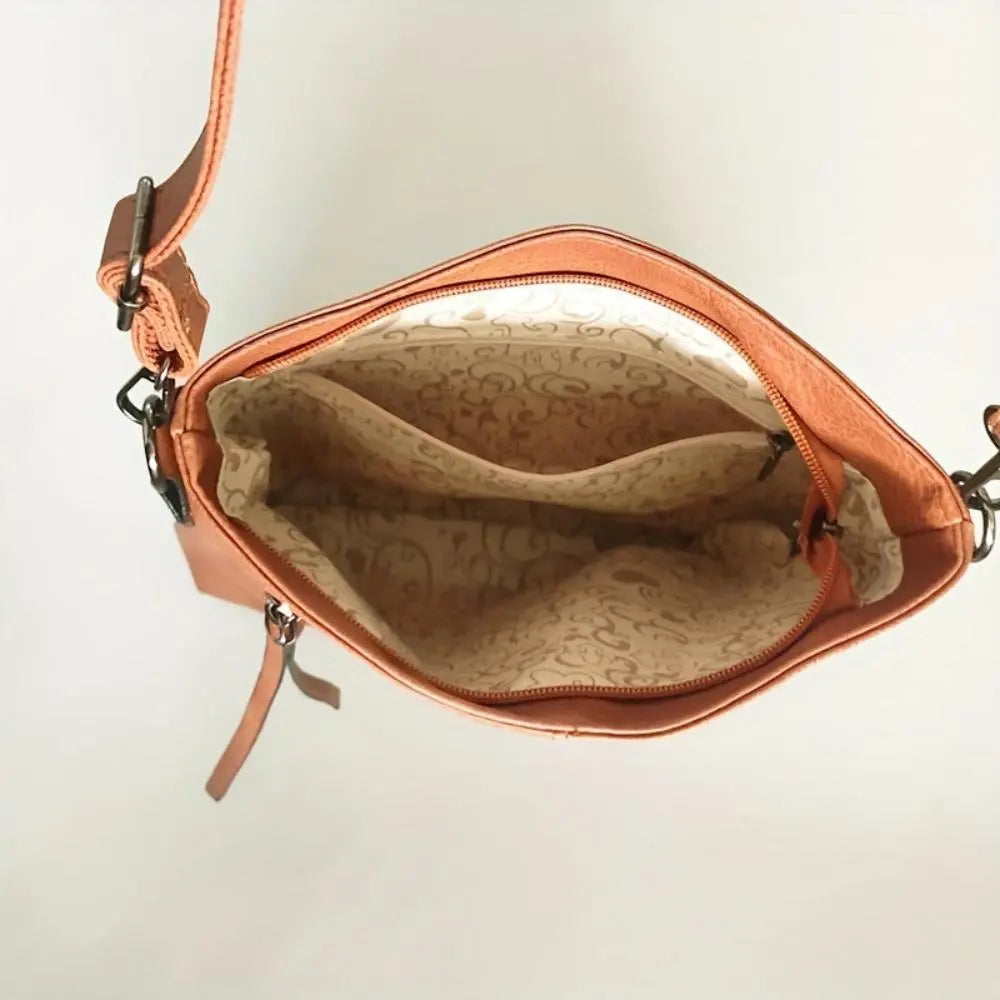 Borsa a tracolla quadrata retrò Lena