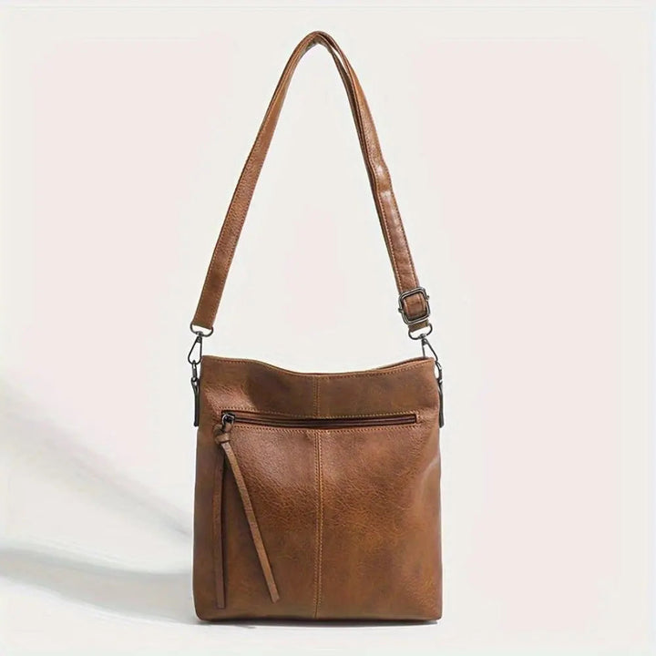 Borsa a tracolla quadrata retrò Lena