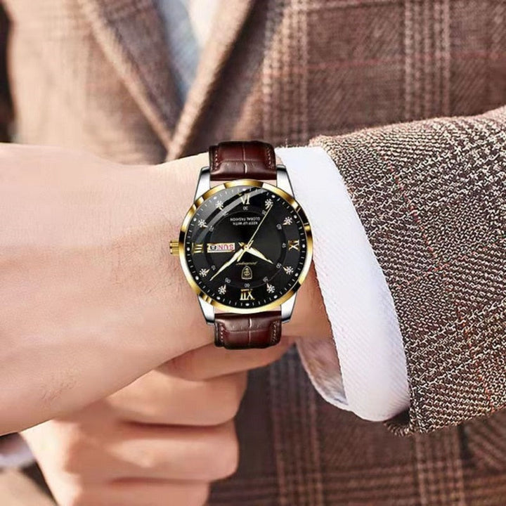 Orologio luminoso impermeabile da uomo