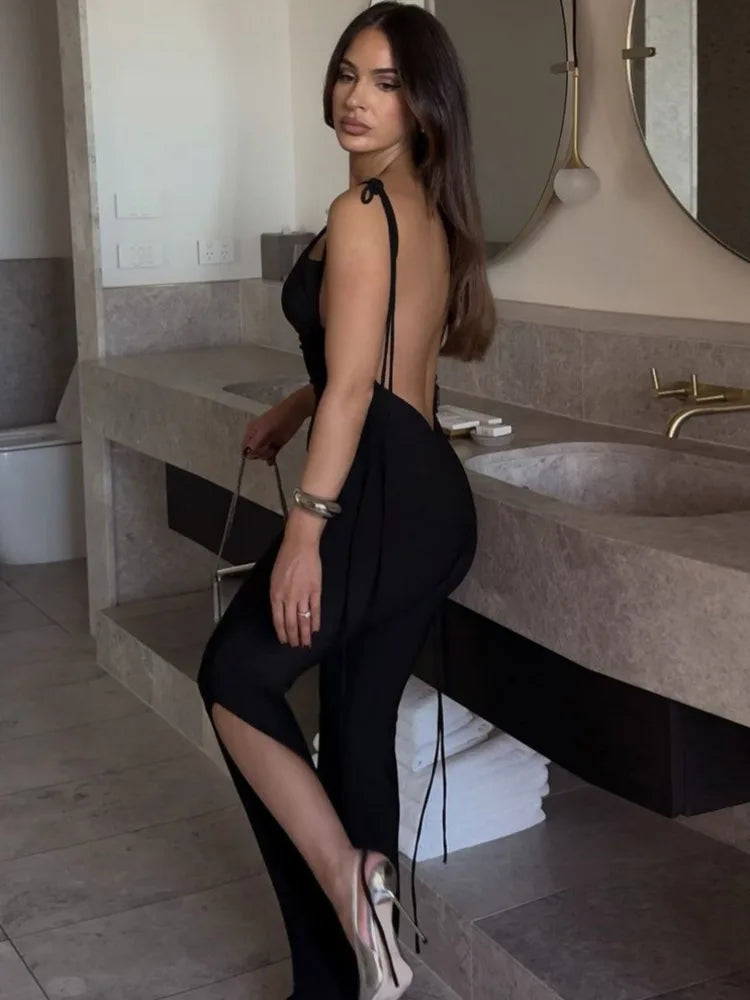 Dulsara | Backless, Sleeveless Sexy Jumpsuit