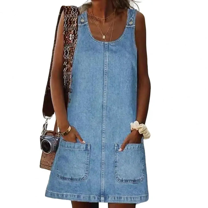 Beatrix | Elegante Denimjurk voor Elke Dag