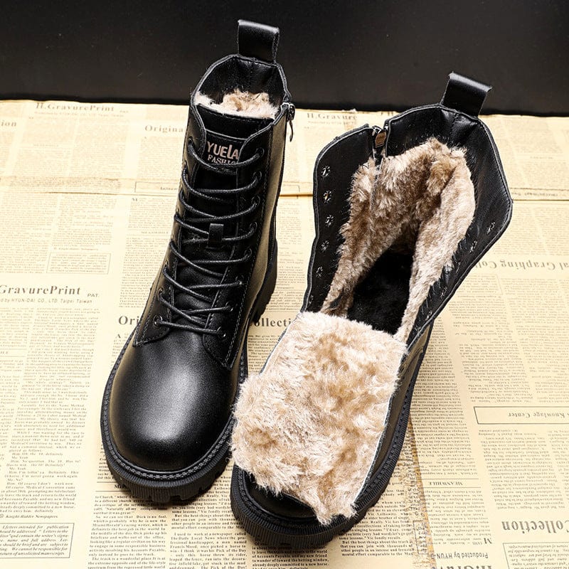 Andrea™ | Stivali in pelle nera