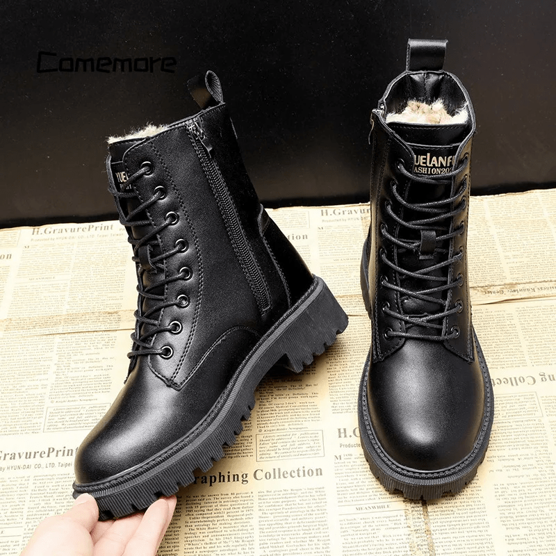 Andrea™ | Stivali in pelle nera