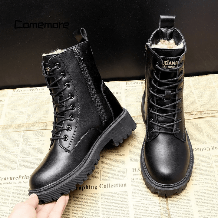Andrea™ | Stivali in pelle nera