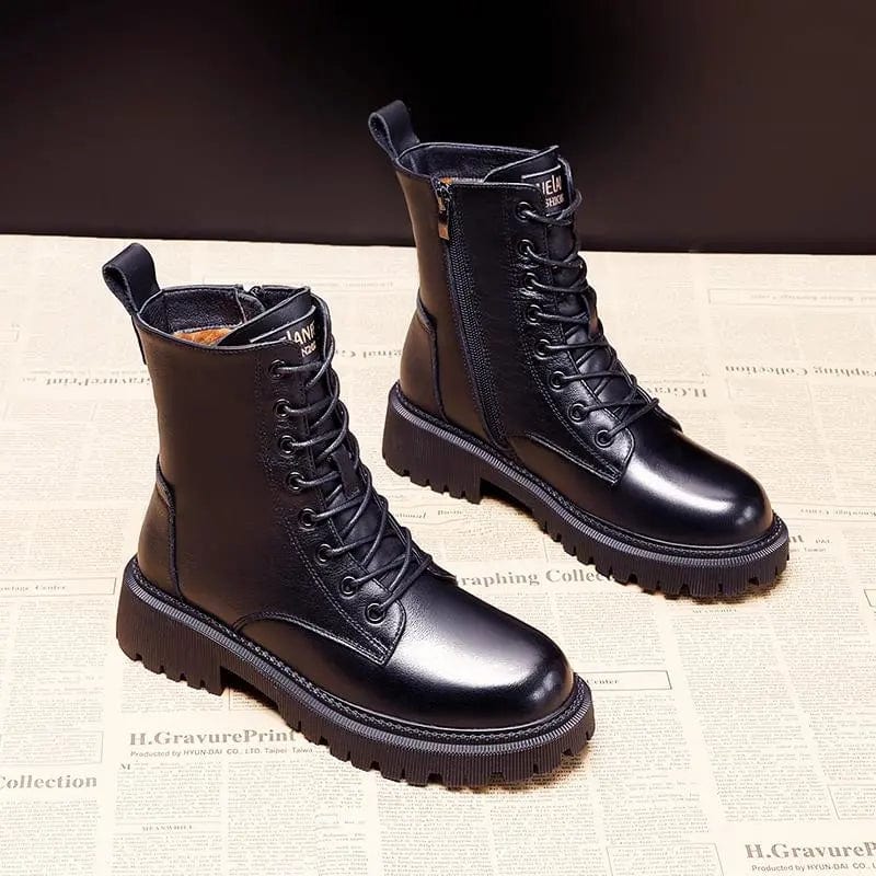 Andrea™ | Stivali in pelle nera