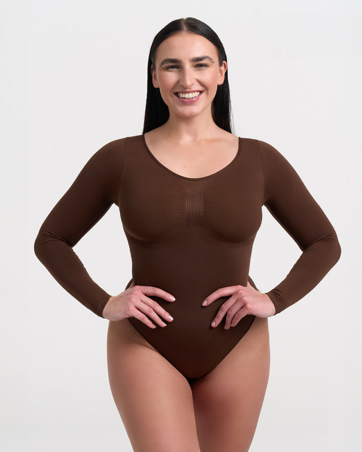 Bodysuit Sculpting Shape wear Long sleeve - Mid Season