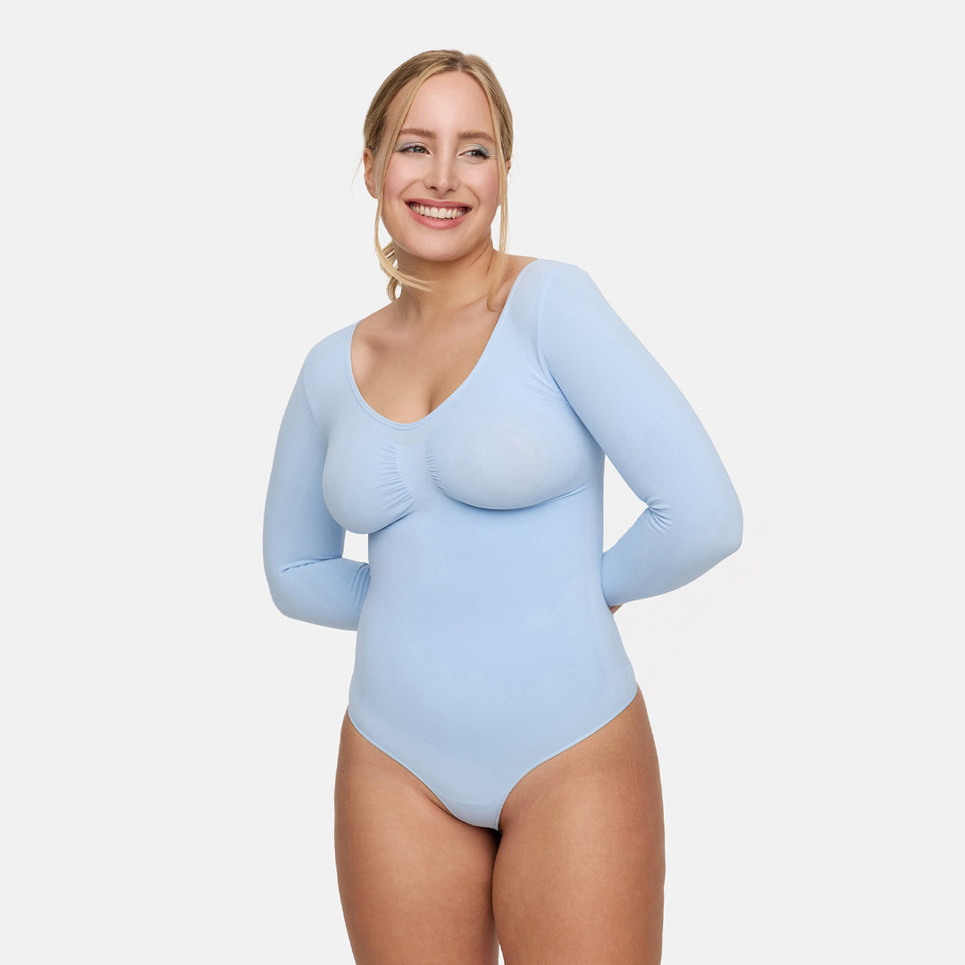 Bodysuit Sculpting Shape wear Long sleeve - Mid Season