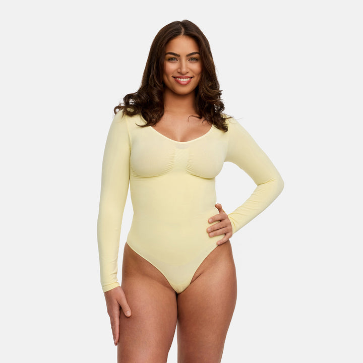 Bodysuit Sculpting Shape wear Long sleeve - Mid Season