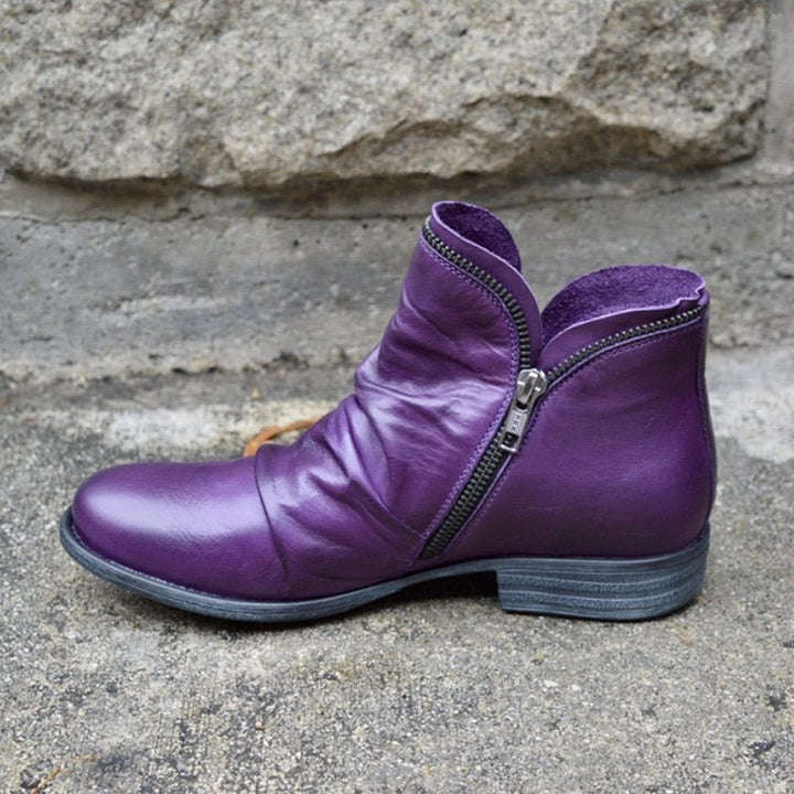 Mirelle™ | Stivali in pelle con cerniera